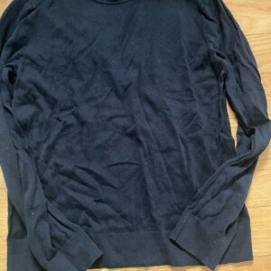 Banana Republic Black Crewneck Sweater Classic Design